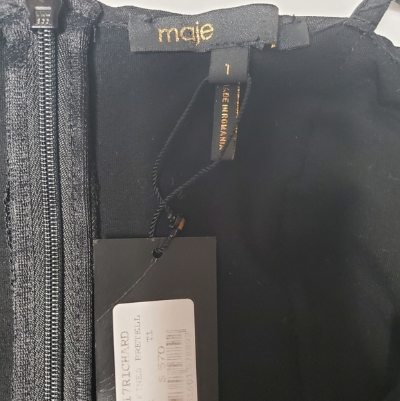 NWT Maje Richard Dress Size 1 - Picture 10 of 16